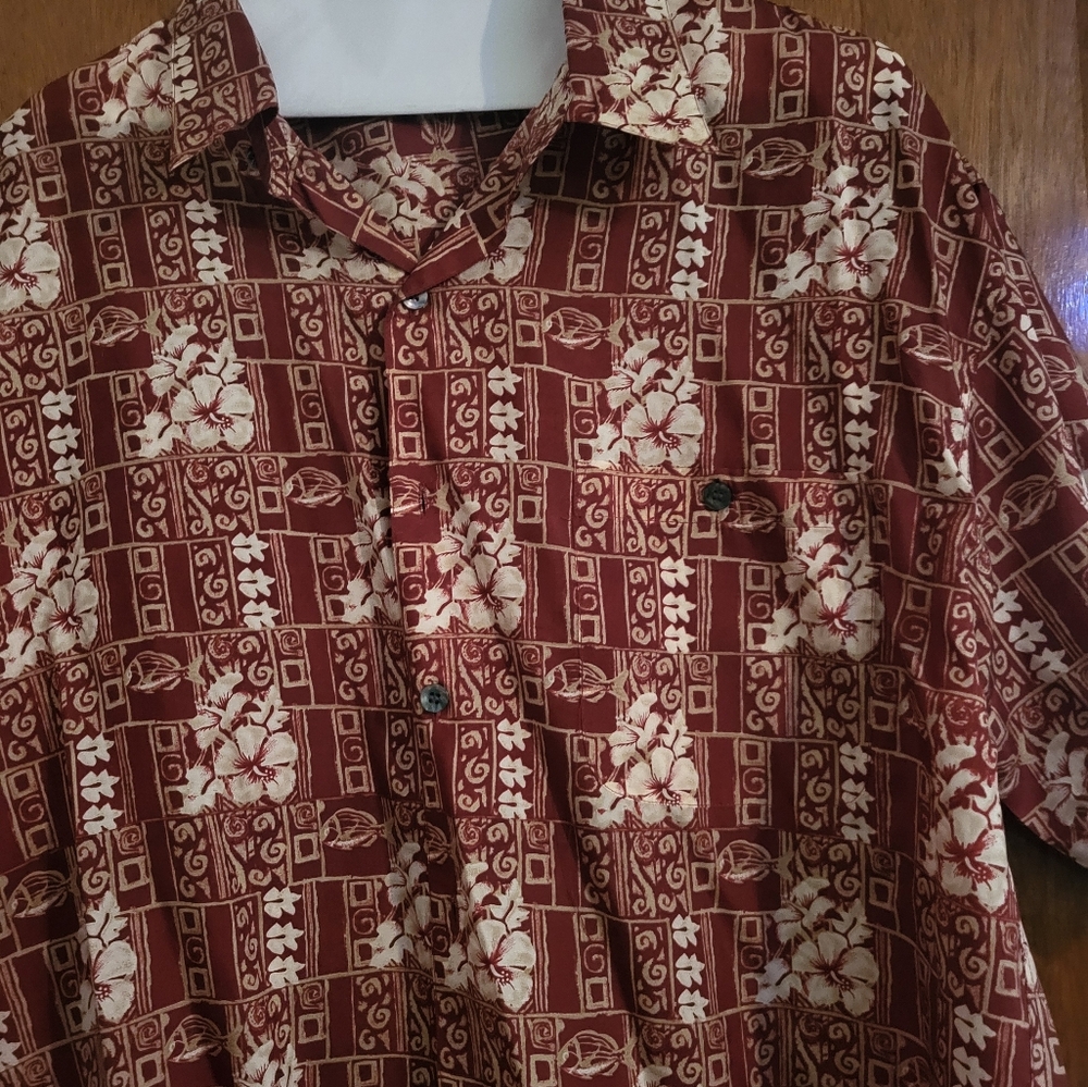 Men's silk shirt. Great condition. Just drycleaned.